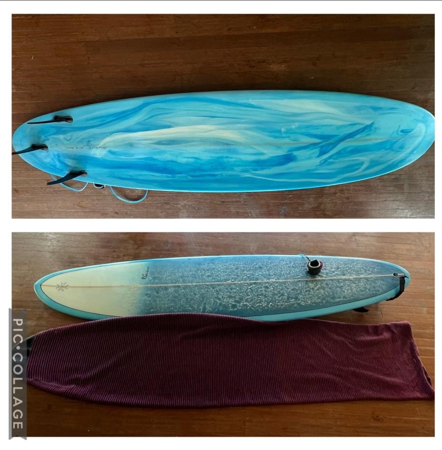 Minimal custom made surfboard 